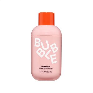 Bubble Skin Care Wipeout Makeup Remover - Desmaquillante hidratante para rostro y ojos enriquecido con vitaminas y antioxidantes - Cuidado de la piel sin perfume adecuado para todo tipo de piel (50 ml)